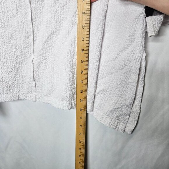 MOONLIGHT Asymmetrical Tunic Stripes Polka Dots Geometric Artsy Art Your Wear L - Picture 7 of 8